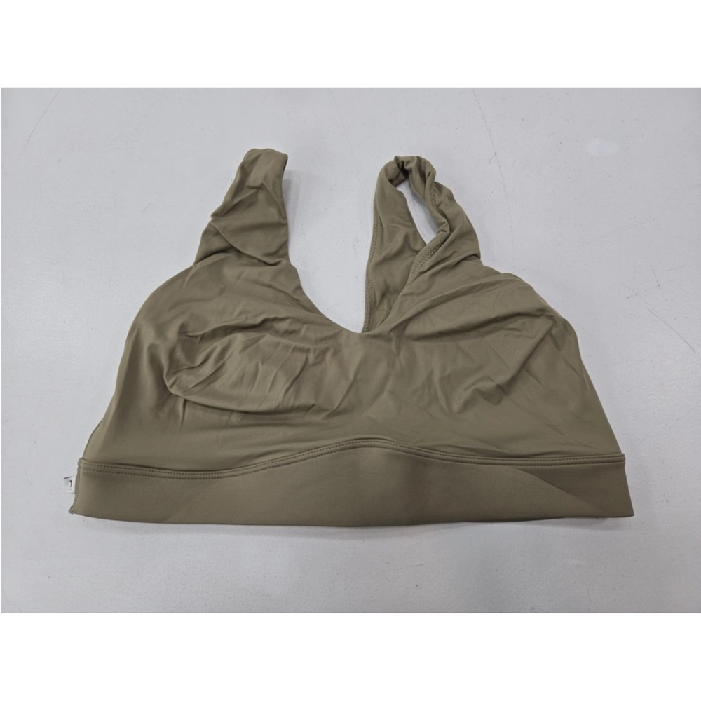Seamless Olive Green Wireless Bralette